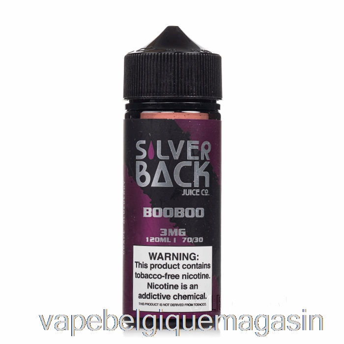 Vape Jetable Booboo - Silverback Juice Co. - 120 Ml 3 Mg